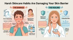 Harsh Skincare Habits Are Damaging Your Skin Barrier