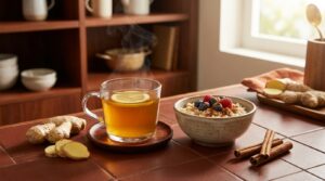 For good metabolism Add Spices Like Cinnamon or Ginger