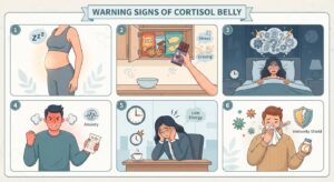 6 Warning Signs of Cortisol Belly You Shouldn't Ignore