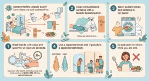 How to Stop Gastroenteritis from Spreading Through Your Home