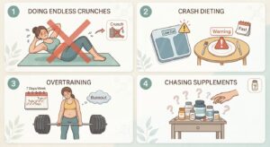 4 Mistakes That Keep Cortisol Belly Stubborn